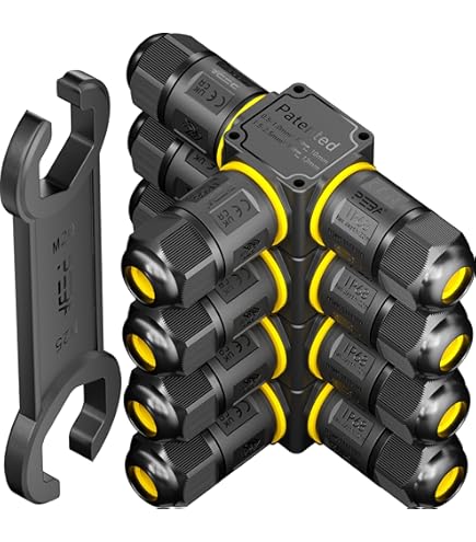 Scatola Di Giunzione Impermeabile IP68 Vegena - 5 Poli, Per Cavi Ø4-11mm, Confezione Da 3 - Foto 9