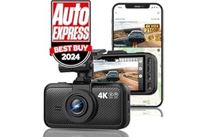 Miofive Dash Cam Front for Car 4K/2160P Dash Camera with 5G WiFi and Bluetooth APP,Built-in GPS 3.0" IPS Screen Dashcam 140° Wide Angle, G-Sensor, HDR, Night Vision, 24H Parking Mode