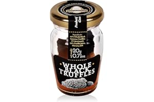 Real Black Summer Truffles in Brine – Gourmet Truffle Seasoning for Slicing, Chopping or Shaving by InterGourmandise