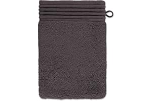 möve Loft gant de lavage 15 x 20 cm en 100% coton (Spinair), graphite