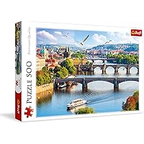 Puzzle Clementoni Collection 500 Pezzi - Strasbourg Old Town - Panorama Città, 49x36 Cm, Made In Italy, Materiali Riciclati