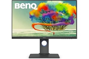 BenQ PD2705Q 27 inch 2K QHD Monitor for Mac, Commercial/Graphics Design, Video Editing, USB-C, 100% sRGB/Rec.709, Display Pilot, KVM, Low Blue Light, Flicker-Free, IPS, ICCsync, Black