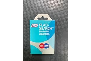 80 x Plaqsearch Disclosing Tablets ~ Two Tone Chews Shows Plaque On Teeth by Plaqsearch