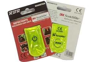 RBR Reflectante Homologado Multiusos con Leds (Fijo&Flash) y Cierre magnético CE EN13356