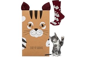 soxo Skarpetki Z Uszami Na Prezent Dla Kobiet Mężczyzn W Pudełku 2 Rozmiary