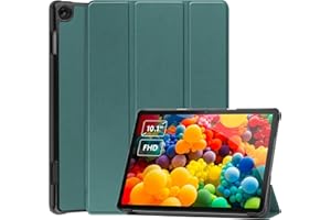 YRH for Lenovo M10 3rd Gen 10.1 inch Case 2022 (TB328FU/TB328XU), Slim Light Stand Hard Shell with Auto Sleep/Wake Tablet Cover for Lenovo Tab M10 Case Gen 3, Darkgreen