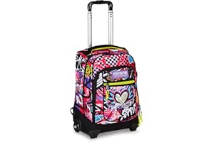 Mitama Trolley DR Scuola URBAN QUEEN, 34 Lt, Rosa, Tasche multifunzione, Spallacci uso zaino, Per bambine e ragazze, scuola elementare e media, Tempo libero e viaggi