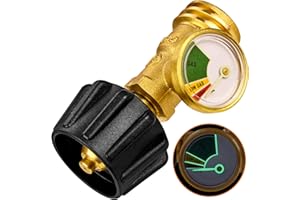 Flame King YSN Imports YSN-212 Propane Gas Meter with Glow-in-the-Dark Dial by