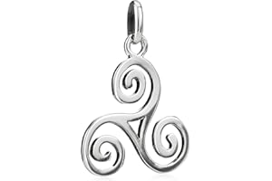 NKlaus Triskel Keltischer Anhänger XXL 17mm Öse 4,8 * 3,2mm 7429