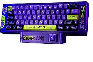 REDQIN Cyberpunk PBT-Tastenkappen, japanische PBT-Tastenkappen, 150 Tasten, Farbstoff-Sub-Cherry-Profil, benutzerdefinierte Tastenkappen, violette Tastenkappen für mechanische Tastaturen (Cyberspace)