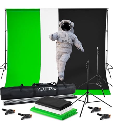 PULUZ Green Screen Background For Photography, 6.6ft×6.6ft Green Backdrop Cloth Chromakey Washable Greenscreen With 4 Clamps For Kid Photoshoot YouTube Video - View #9