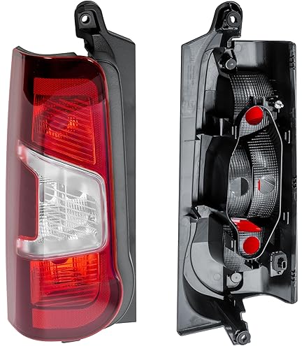Trasero Luz Trasera Carcasa Luz Trasera Coche Plástico 9677205480 9677205580 Para Citroen Para Berlingo MK2 Van 3/2012 2013 2014 2015 2016 2017 2018 2019 Coche Luz Trasera (Color : 1PC Right