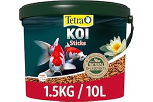 Tetra Koi Pond Fish Food Sticks 1.5kg - biologically balanced for koi fish
