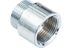 CORNAT TEC382501 kranförlängning mässing krom 3/4x20