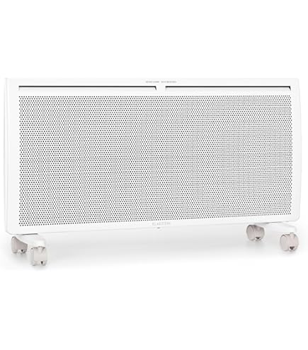 Alpina Elektrische Convectorkachel 2000W - Paneelverwarming Met Instelbare Temperatuur Timerfunctie