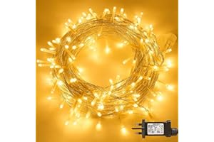 Zorela Fairy Lights Plug in, 15M 120 LED Indoor String Fairy Lights Mains Powered, Outdoor Fairy Twinkle Lights Christmas Lights 8 Modes IP44 Connectable for Bedroom, Garden, Party, Camping