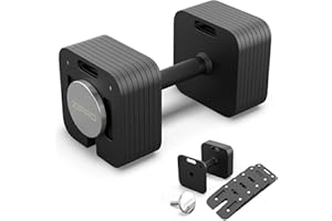 ‎ZIPRO ZIPRO Regulowane hantle Square, antypoślizgowe krótkie hantle 16-24 kg, trening siłowy do domu, czworokątny kształt, domowa siłownia