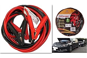 LEDSA MART 6 Metres 800amp Heavy Duty Jump Leads Professional Booster Cables for Cars & Vans