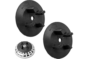 YOUR DAY MATE Joint de rechange, 2 pièces, compatible avec les siphons IKEA ATLANT et DOMSJÖ, panier en caoutchouc, pièce de rechange, en noir, à visser sur le panier, bouchon d'évier joint à lèvres