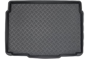 M MOTOS MOTOS Tapis de coffre en PE pour Peugeot 2008 II 2019-2023 Rendez votre voyage plus confortable grâce à ce tapis de voiture durable - Tapis de coffre de voiture tout temps, protection contre les salis