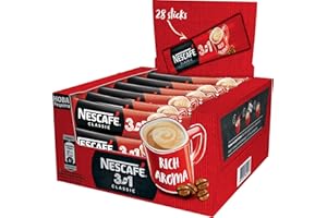 NESCAFÉ NESCAFE 3in1 ORIGINAL STRONG CREAMY Hecho en la UE Larga fecha de caducidad Stock fresco (3 in1 ORIGINAL, 224 Sachets)