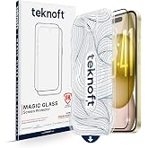 Teknoft iPhone 15 Plus ile Uyumlu Otomatik Hizalama Aparatlı Takılırken Toz Toplama &Ouml;zellikli Ekstra G&uuml;&ccedil;lendirilmiş Lazer Kes