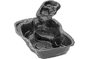 Pisces Preformed Pond with Small Water Course Garden Stream Feature Kit - 120 Litre