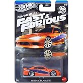 Hot Wheels Fast and Furious Graphic Remix Auto Nissan SILVIA S15 - Model Cast &Ouml;l&ccedil;ek 1:64 - Uzunluk 7 cm - JBY48