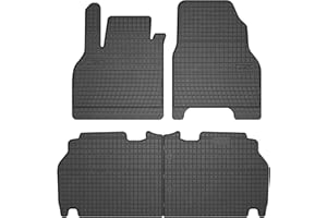 M MOTOS Tapis de sol caoutchouc pour Renault Kangoo II 2007-2021 Améliorez Votre Confort de Voyage avec Le tapis noir antidérapant Auto ET- tapis voiture Tous Temps pour Voiture, Protection Contre les
