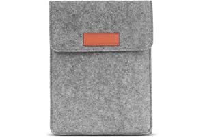 MoKo Etui Housse Pochette Compatible avec Kindle Paperwhite 11th Gen 2021/ Kindle 10e Gen 2019,Kindle Paperwhite/Paperwhite 10è Géné 2018/Voyage 6" / Fire HD 7, Gris Clair