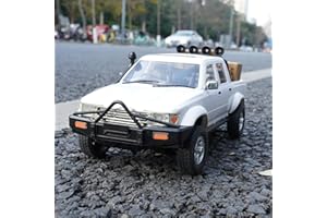 ARRIS 1/16 Scale RC Crawler, WPL D64-1 RC Truck RTR 4x4 Off-Road Pick-up Car 2.4GHz Remote Control Rock Crawler with Upgraded Battery & LED Lights