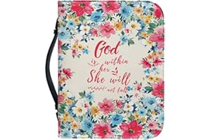 Kuiaobaty Borsa organizer floreale con tasche interne, regalo per donne, ragazze, figlia