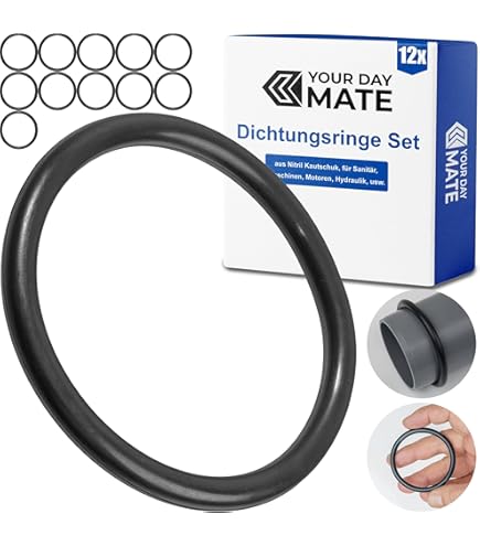 O Ring Tenuta Alte Temperature O-Ring In NBR 70, Diametro Interno Da 3mm A 300mm, Spessore 3mm, Per Tenute E Guarnizioni Anelli O Ring - Foto 8