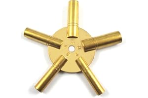 KLUG-VERSAND Relojes de llave, llave de estrella (4-6-8-10-12) 5-in-1