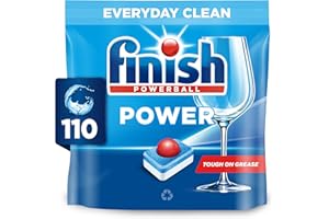 Finish Power Dishwasher Tablets, 110 Tabs, Fresh Scent, Everyday Clean and Shine