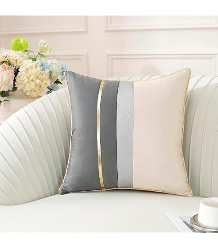 Fusion Cuscino Lennox 43x43 Cm In Spice – 100% Cotone Con Motivo Ogee, Imbottito, Con Cerniera, Colore Speziato