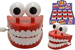 KANDYTOYS Kandy Toys Wind Up Chattering Teeth (Large)