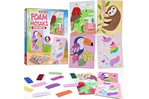 LAOESE First Mosaic Sticker Craft Kit, Childrens Creative Activity Sets, Ages 3 Years Plus