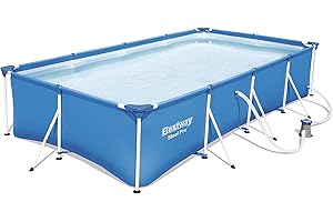 Bestway Steel Pro - Piscina 5700 l, azul, 400 x 211 x 81 cm