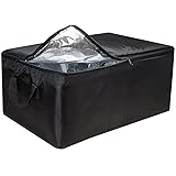 achilles Große Kühltasche, Thermotasche, Faltbare Kühlbox, Liefertasche zum warmhalten von Essen, Tasche mit Kühlfunktion, 57