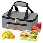 SUNTRIVA Thermal Bag Food Carrier 4L Waterproof Portable Cooler Grey | Portable, Foldable, Easy to Clean, PEVA Coating, Carry