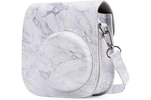 Frankmate Protective Case Compatible with Fujifilm Instax Mini 12 11 9 8 8+ Instant Camera with Pocket and Adjustable Shoulder Strap