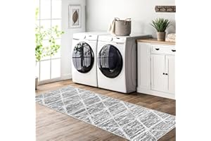 Tinyboy-hbq Chodniki na korytarz, antypoślizgowe, zmywalne, chodniki, długie, miękkie chodniki kuchenne, szare, chodniki do przedpokoju, do sypialni, korytarza, salonu, kuchni (kość słoniowa, szary, 80 x 150 cm)