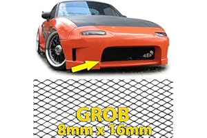 ‎CARPARTS-ONLINE Alu Gitter Renngitter Wabengitter Racegitter 130X30cm schwarz grob