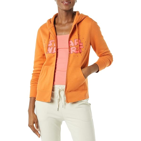 Sweat à Capuche Victoria's Secret PINK - Zip Intégral, Manches à Pression, Rose Jaune, Taille L