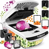 A&K's Tagliere Multifunzione Con Tritatutto Integrato – Lame Inox Intercambiabili – Contenitore Raccogli Verdure - 2