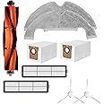 Reverbo Replenishment Kit, Compatible with Xiaomi Robot Vacuum Cleaner X10, Includes One Main Roller Brush, Two Spinning Side Brushes, Two Filters, Two Mops and Two Dust Bags