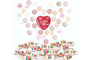 ARI & DEB 30 x Love Hearts Sweets Mini Love Valentines Sweets and “I Love You” Heart Shape Fridge Magnet. Love Hearts Ideal Valentines sweets and wedding favours .Mini Love hearts bulk sweet Perfect for Lovers