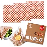 MUMO Balmumu Kaplı Yiyecek Saklama Kumaşı 3'l&uuml; Orta Set