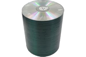 TAIYO YUDEN CD-R 80 Taiyo (JVC) 48x Shiny Silver Stacking Ring 100pcs Bulk